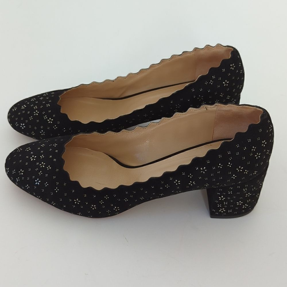Chloe Lauren Block Heel Pumps Size 9 1/2 - Picture 10 of 11